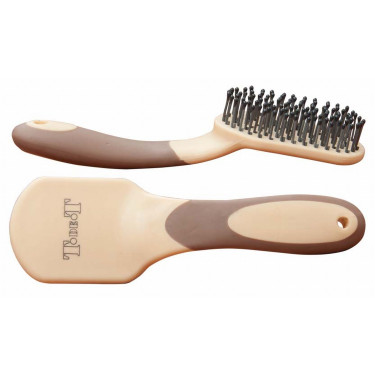 Brosse à crins bicolore T de T Brosse à crins bicolore T de T