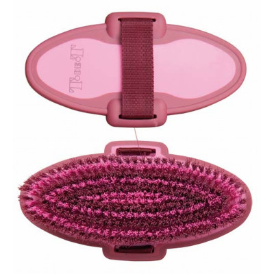 Brosse douce bicolore T de T Bordeaux / rose