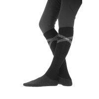Chaussettes d'équitation Pénélope Gummy Noir