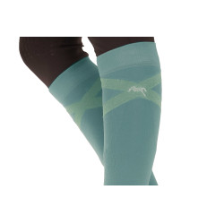 Chaussettes d'équitation Pénélope Gummy Vert sauge Chaussettes d'équitation Pénélope Gummy Vert sauge