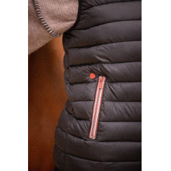 Gilet Macaron sans manches Paddock Sports Noir