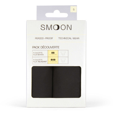 Pack 2 culottes Smoon Flux moyen et abondant Pack 2 culottes Smoon Flux moyen et abondant