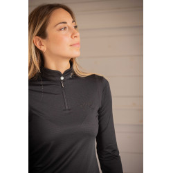 Polo Pénélope Techpy Noir Polo Pénélope Techpy Noir