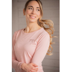 Polo Techty Honey manches longues Pénélope Rose Polo Techty Honey manches longues Pénélope Rose