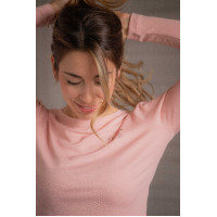 Polo Techty Honey manches longues Pénélope Rose Polo Techty Honey manches longues Pénélope Rose