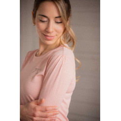 Polo Techty Honey manches longues Pénélope Rose Polo Techty Honey manches longues Pénélope Rose