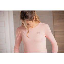 Polo Techty Honey manches longues Pénélope Rose Polo Techty Honey manches longues Pénélope Rose