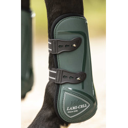 Guêtres avec protège-boulets Lami-Cell Elite Vert foncé