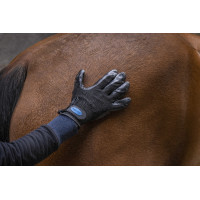 Gant de pansage anti-mue Hippo-Tonic Noir Gant de pansage anti-mue Hippo-Tonic Noir