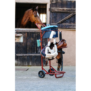 Chariot porte selle démontable Hippotonic Bordeaux Chariot porte selle démontable Hippotonic Bordeaux