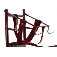 Chariot porte-selle Hippotonic court Bordeaux Chariot porte-selle Hippotonic court Bordeaux