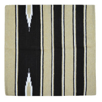 Tapis Westride Navajo coton/acrylique Beige / noir /blanc Tapis Westride Navajo coton/acrylique Beige / noir /blanc