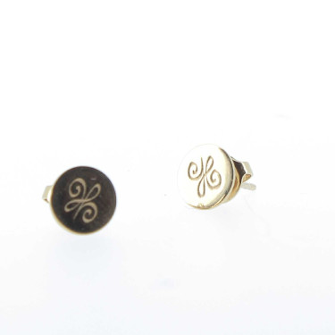 Boucles d'oreilles poussoir Pénélope Lou Arabesque Boucles d'oreilles poussoir Pénélope Lou Arabesque