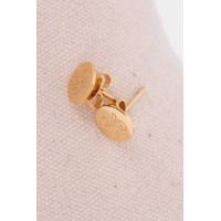 Boucles d'oreilles poussoir Pénélope Lou Arabesque Dorée Boucles d'oreilles poussoir Pénélope Lou Arabesque Dorée