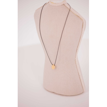 Collier Adelya Pénélope corde noir Collier Adelya Pénélope corde noir
