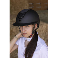 Casque Equithème Airy L Céleste noir / noir Casque Equithème Airy L Céleste noir / noir