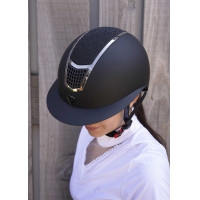 Casque Equithème Airy L Céleste noir / noir Casque Equithème Airy L Céleste noir / noir