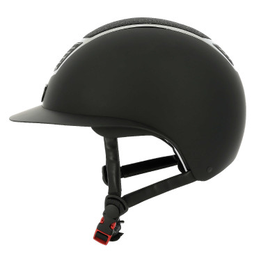 Casque Equithème Airy L Céleste noir / noir