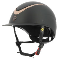 Casque Equithème Wings Rose gold / noir
