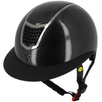 Casque Equithème Airy LM Noir carbone brillant Casque Equithème Airy LM Noir carbone brillant