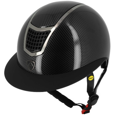 Casque Equithème Airy LM Noir carbone brillant