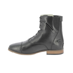 Boots Equithème Wavy lacet / zip Noir