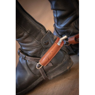 Couvre éperons Pénélope Spurs Cognac Marron Couvre éperons Pénélope Spurs Cognac Marron