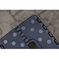 Tabouret-marchepied pliant Hippo-Tonic Noir / gris Tabouret-marchepied pliant Hippo-Tonic Noir / gris