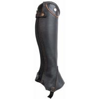 Mini chaps cuir Schubert T de T Noir