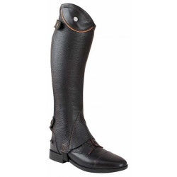 Mini chaps cuir Schubert T de T Noir Mini chaps cuir Schubert T de T Noir