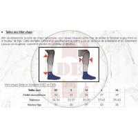 Mini chaps cuir Schubert T de T Noir