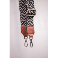 Bandoulière Pénélope Noir / écru Bandoulière Pénélope Noir / écru