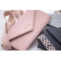 Pochette Pénélope New Phone pocket Rose poudré