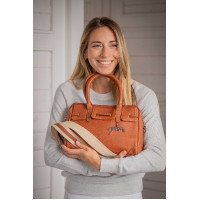Sac à main Pénélope Maëlys PM Cognac Marron Sac à main Pénélope Maëlys PM Cognac Marron