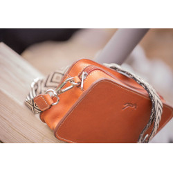 Sac bandoulière Pénélope Lizzie Cognac Marron Sac bandoulière Pénélope Lizzie Cognac Marron