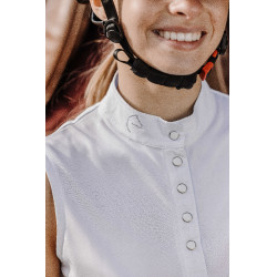 Polo mesh Equithème Molly Blanc