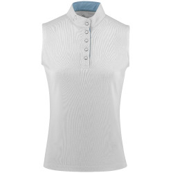 Polo mesh Equithème Molly Blanc