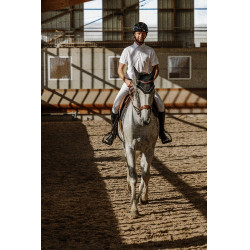 Polo mesh Equithème Edy Blanc Polo mesh Equithème Edy Blanc