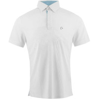 Polo mesh Equithème Edy Blanc Polo mesh Equithème Edy Blanc