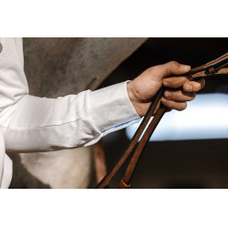 Polo mesh Equithème Dany Blanc Polo mesh Equithème Dany Blanc