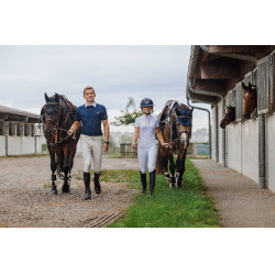 Polo Equithème Riyadh Blanc Polo Equithème Riyadh Blanc