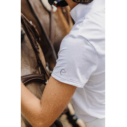 Polo Equithème Riyadh Blanc Polo Equithème Riyadh Blanc