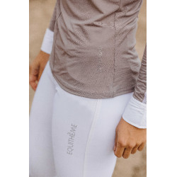 Polo Equithème Estoril Taupe Marron