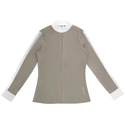 Polo Equithème Estoril Taupe Marron