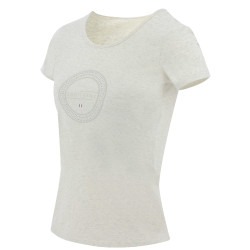 T-shirt Equithème Anna manches courtes Crème Beige