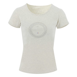 T-shirt Equithème Anna manches courtes Crème Beige