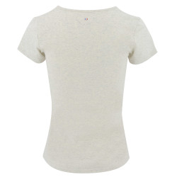T-shirt Equithème Anna manches courtes Crème Beige
