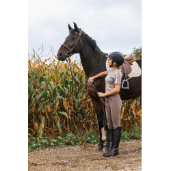 T-shirt Equithème Marion Taupe Marron T-shirt Equithème Marion Taupe Marron