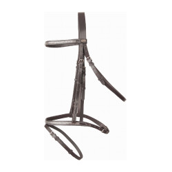 Bridon clincher blanc Goya T de T Havane foncé Marron