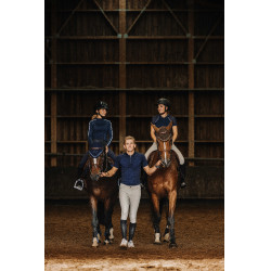 Polo Equithème Lucas Marine Bleu marine Polo Equithème Lucas Marine Bleu marine